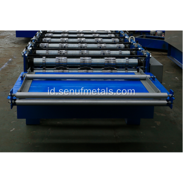 Garis mesin roll forming lembaran atap bergelombang